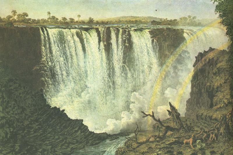 william r clark ett av livingstones storsta ognblick i afrka var da han i november 1855 upptackte victoria fallen i zambeiftoden china oil painting image